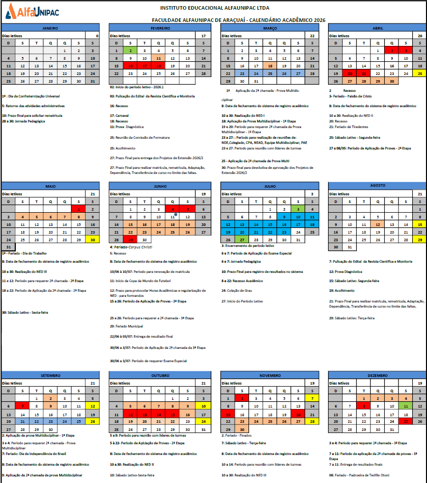 Calendário